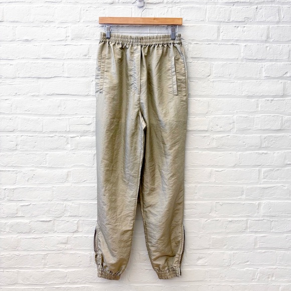 Tibi || Crispy Nylon Kat Joggers in Desert Sand Medium - Picture 1 of 10